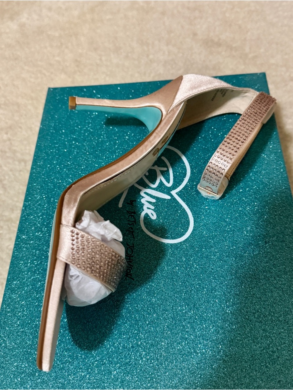 NWT! Blue by Betsey Johnson Heels Size 9.5 - Picture 4 of 5